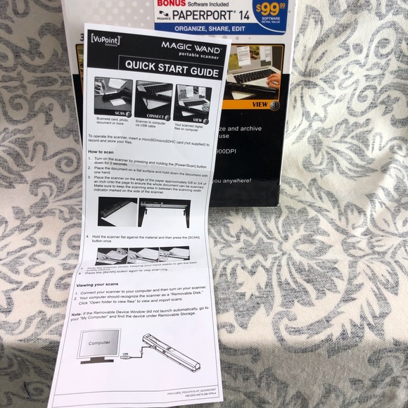NIB VuPoint Magic Wand scanner portable - Picture 8 of 16